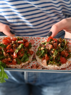 Schnelle Tomatenwaffeln